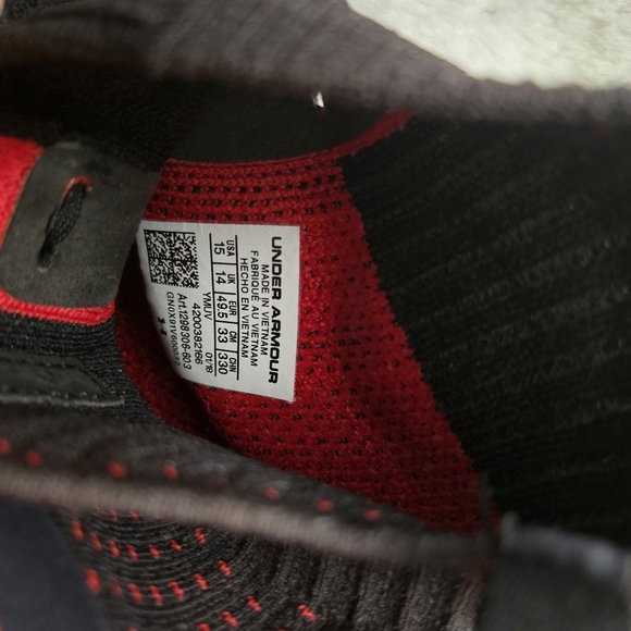 Under Armour Curry 4 Red Rogue Black Gum US Men’s Size 15  RARE 2018 - Picture 10 of 14